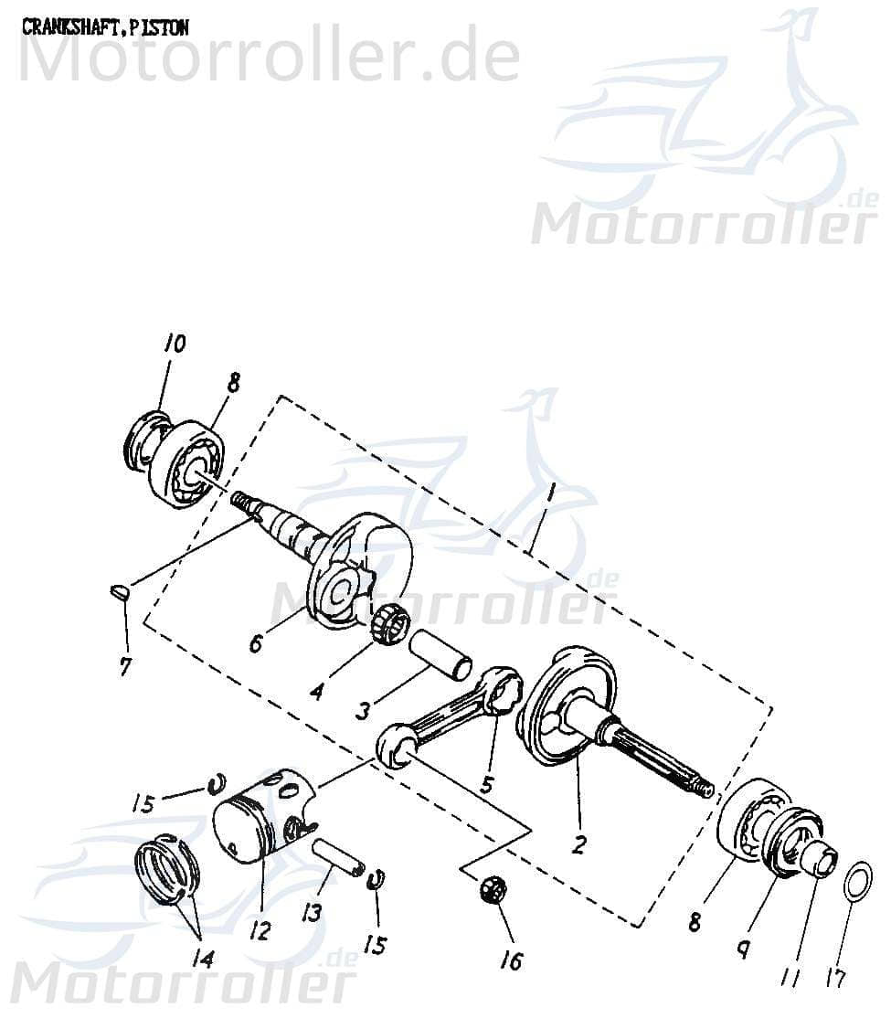 AEON Unterlegscheibe Cobra 50 Distanzscheibe Quad 50ccm 2Takt Motorroller.de Distanzhalter U-Scheibe Washer Beilagscheibe Ausgleichsscheibe ATV UTV