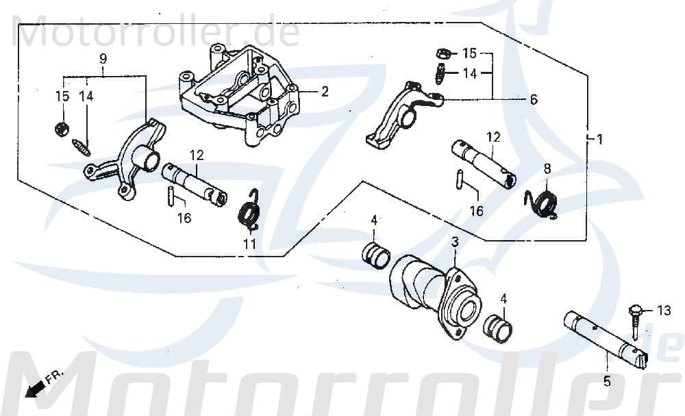 Nockenwelle (nicht mehr lieferbar) DAE-14101-BA7-9000