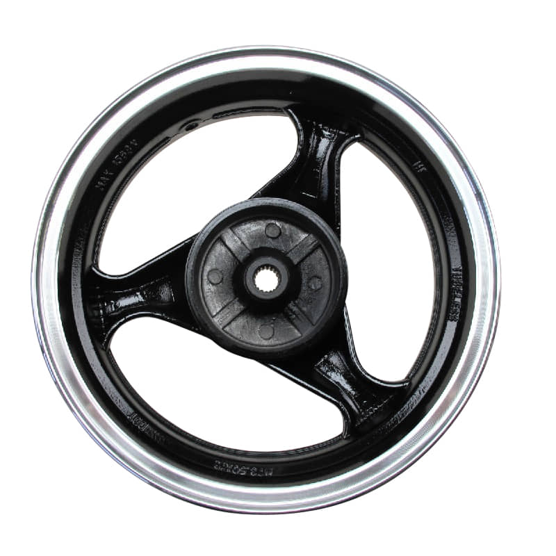 Jonway Milano 50 Alufelge hinten Roller 50ccm 2Takt 706748 Motorroller.de 12x3.5 Zoll Aluminiumfelge Alurad Hinterrad 1E40QMB Scooter Stratos Chicago