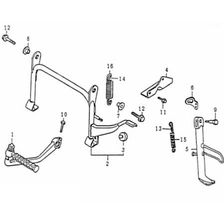 Rex Rexy 125 Führungsbuchse Hauptständer 125ccm 4Takt 78518 Motorroller.de links Hülse Führungshülse Arretierhülse Arretierbuchse Führungs-Buchse