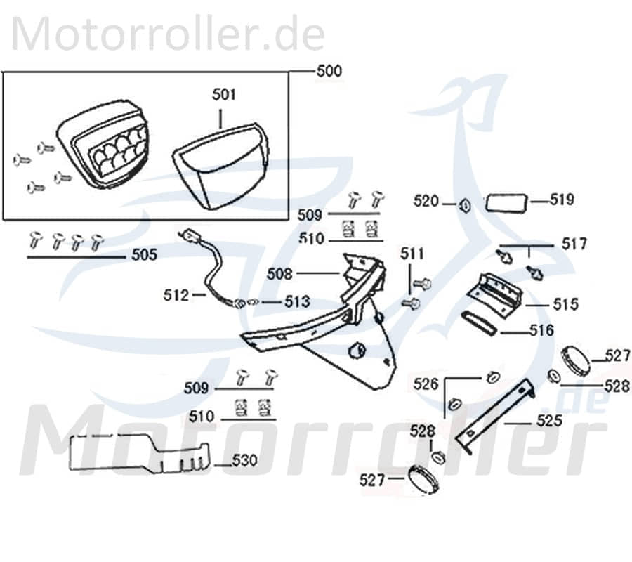 Kreidler Flory 125 Classic Spritzschutz 741738 Schmutzfänger Spritzlappen Spritzgummi