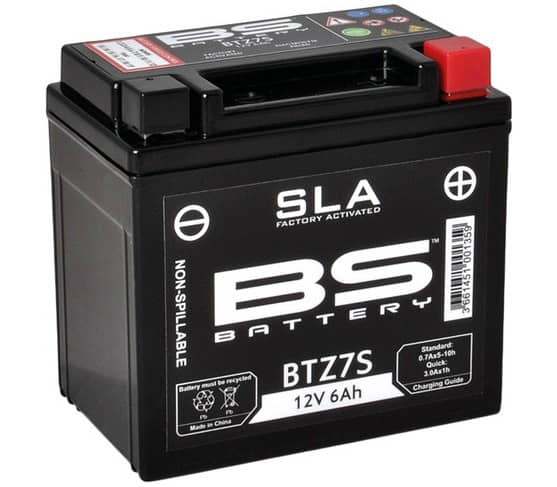 Batterie BTZ7S 12V 6A SLA DIN 507902 113x105x70mm