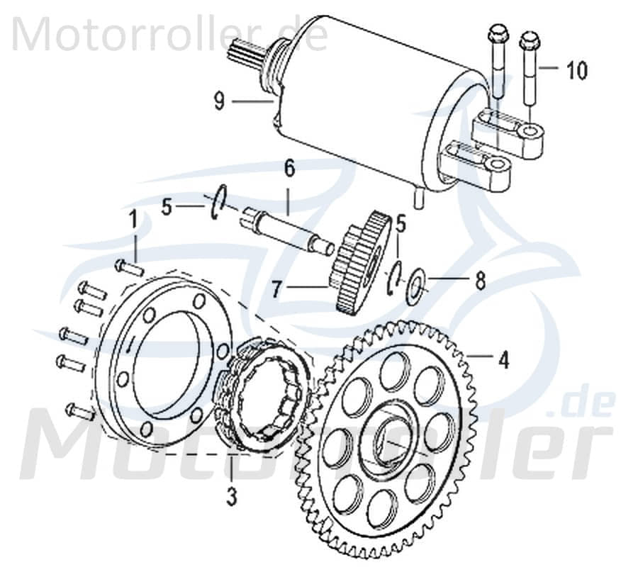 Jonway Insignio 250 DD Sicherungsring 250ccm 4Takt 750651 Motorroller.de 12mm Schelle Befestigungsklemme Sicherungsklemme Sicherungsclip Scooter