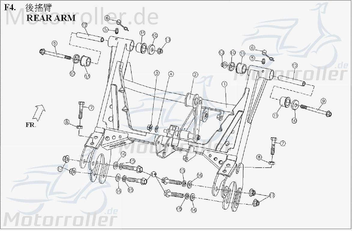 Achsschenkel Rechts X34450700000