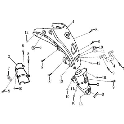 Vorderradschutzblech Kotflügel vorn Radabdeckung 701654