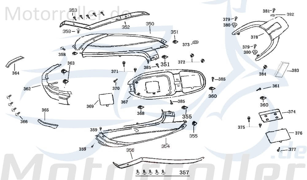 Hagebau Palermo 50 Buchse Hülse 50ccm 4Takt 50502-F8-9000 Motorroller.de Distanzhülse Lagerbuchse Distanz-Hülse Distanzbuchse Passhülse Passbuchse