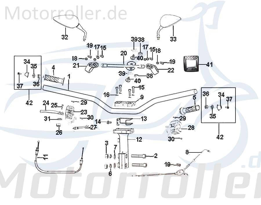 Schraube M6x25 (Kickstarte) CQJ-B02050602564