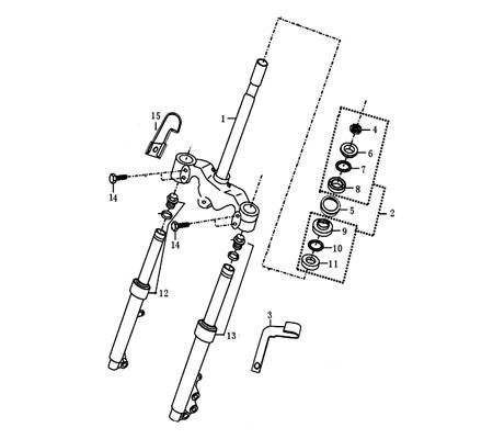 Stoßdämpfer vorn links Länge 400mm D: 26mm Rex 701755