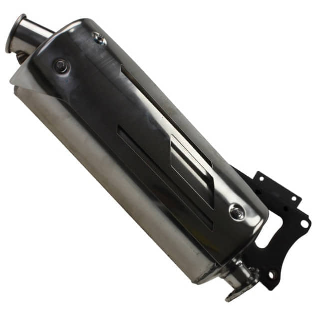 Auspuff Edelstahl 2Takt 50ccm mit Halter 1100201-2