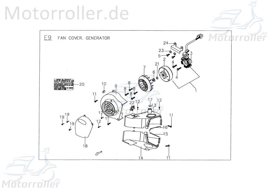 Schwungrad / Rotor Ac Lichtmaschine C1221010000