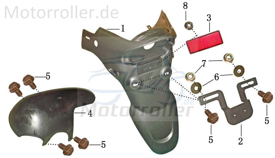 Kennzeichenträger Rücklicht AWA-50-16-097-000