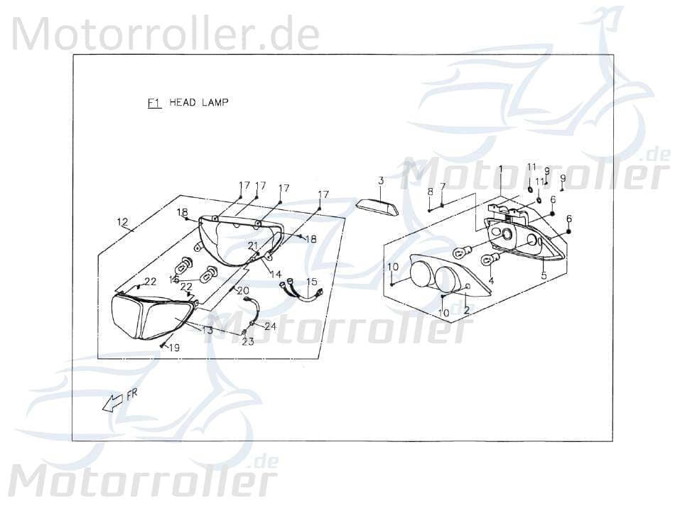 Einstellschraube C166A0600001 von PGO