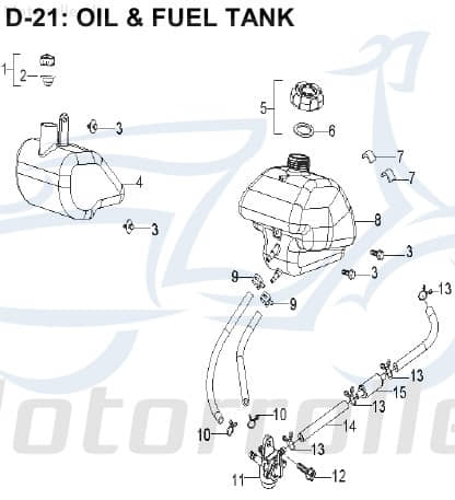 Öltankdeckel 55105-151-000 von Motorroller.de