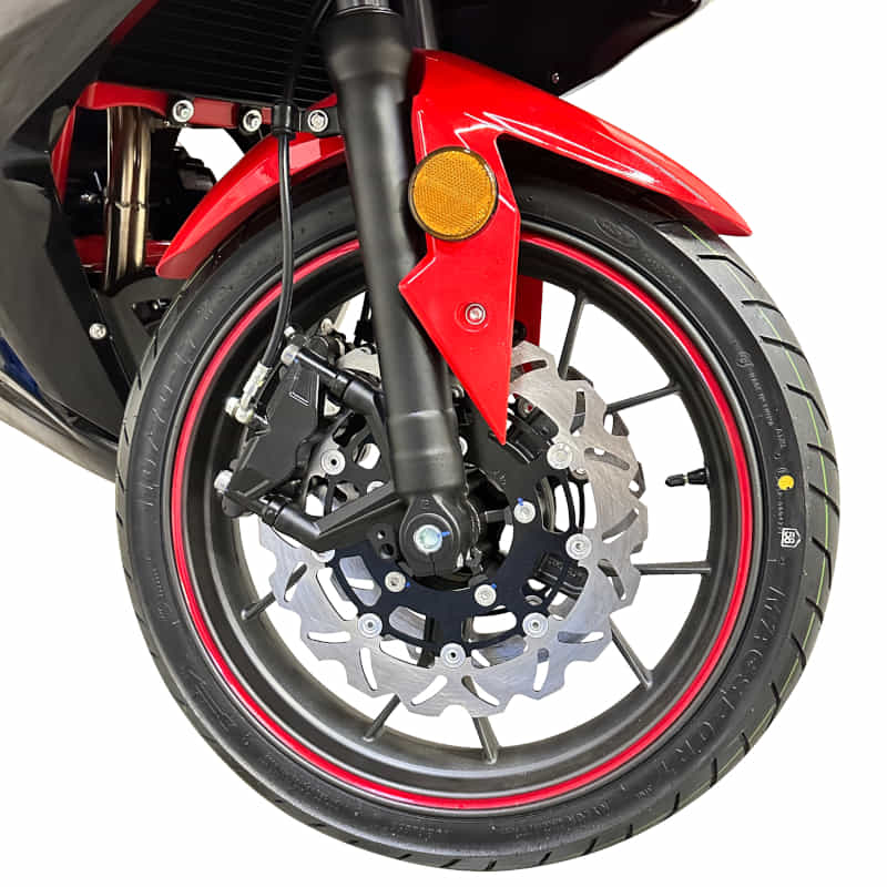 Motorrad Fighter 125 BL-S rot 95 km/h Euro 5+ Schaltmoped 125ccm 4 Takt Leichtkraftrad Krad Kraftrad