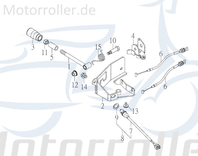 Retourgang Sensor für 250ccm 4Takt 62590-CBW-00A