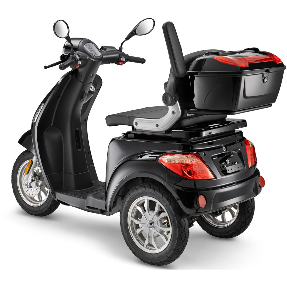 Elektroroller Scoody TD-K schwarz 800W 20 km/h Dreiradroller Trike Seniorenroller E-Roller E-Scooter