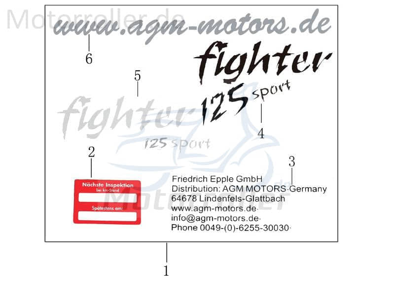Kennzeichenhalter 50ccm 501620-TA9-0000