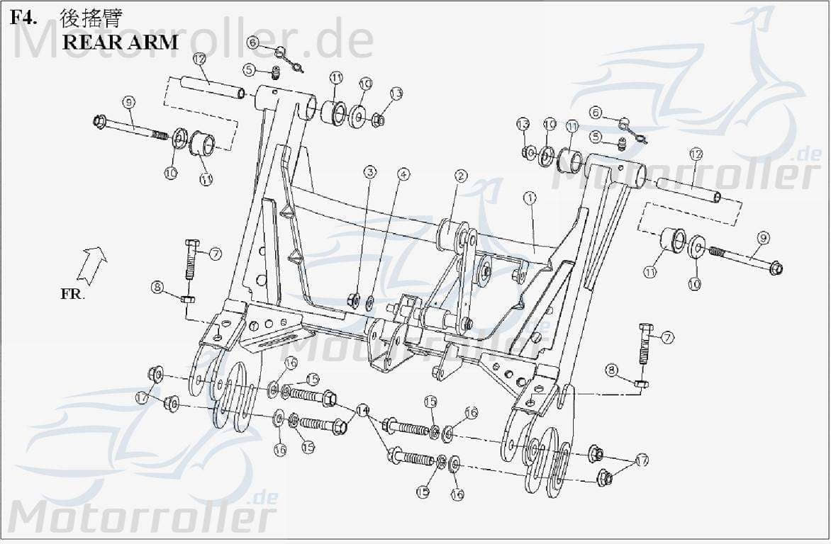 PGO X3-250 Sprengring Wellenscheibe 250ccm 4Takt 92511000000 Motorroller.de 150ccm Spannscheibe Fedrscheibe PGO XR150 150ccm-4Takt Quad ATV UTV