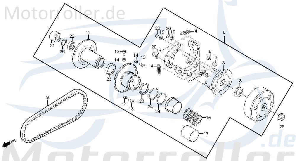 O-Ring 42.6 x 2,4 91351-SA1-0000