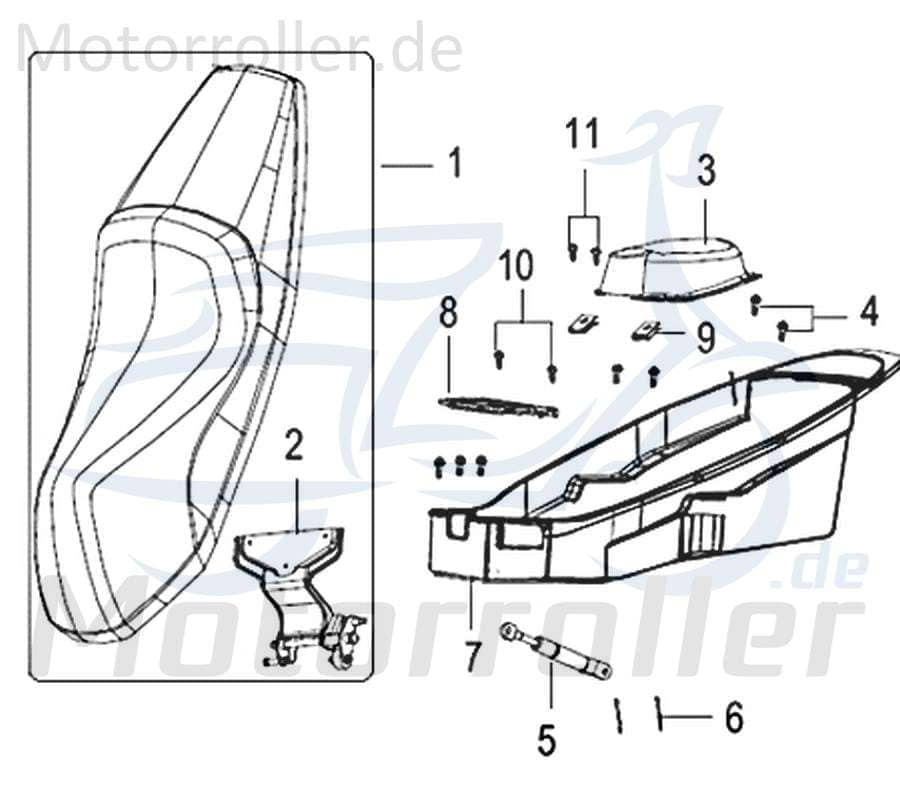 Blechschraube 4.2x16mm Jonway Insignio 250 DD Scooter 750431 Motorroller.de Kreuzschlitzschraube Kreuzschraube Blech-Schraube Treibschraube Kreidler