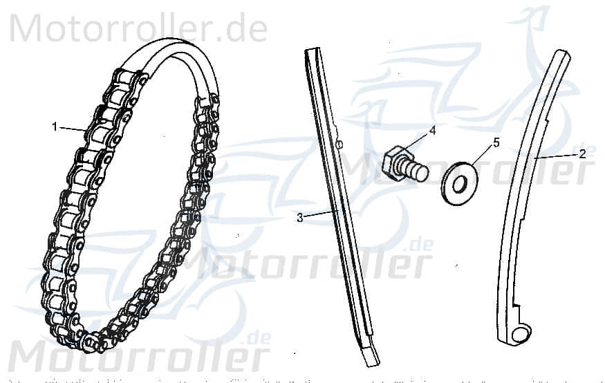 Steuerkette 172MM-022200 von Tongjian
