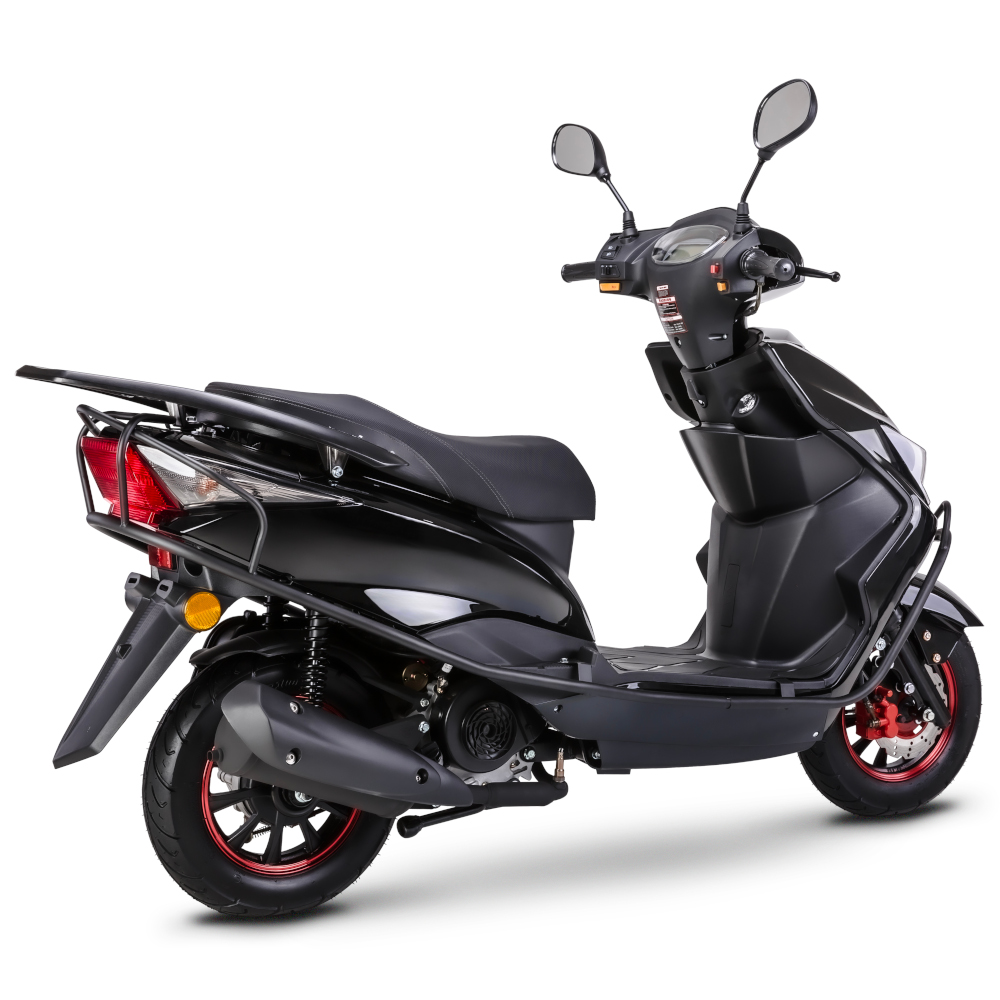 Motorroller GMX 460 Sport C-RZ schwarz 45 km/h Euro 5 Scooter Mokick Roller