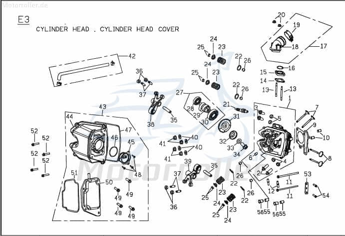 PGO Halter Ventilfeder G-Max 150 Befestigung Halterung 4Takt C1071440000 Motorroller.de Haltebügel Halteblech Halte-Blech Halte-Bügel PGO 150ccm-4Takt