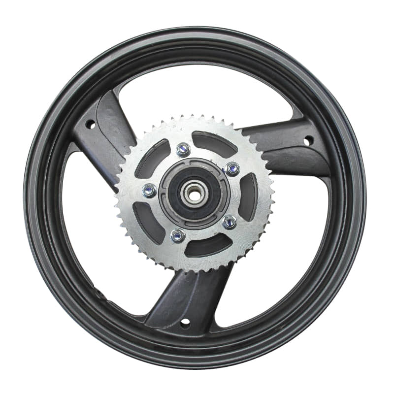 Hinterradfelge 3.5x17 mit Bremsscheibe und Kettenrad 91468-KPL