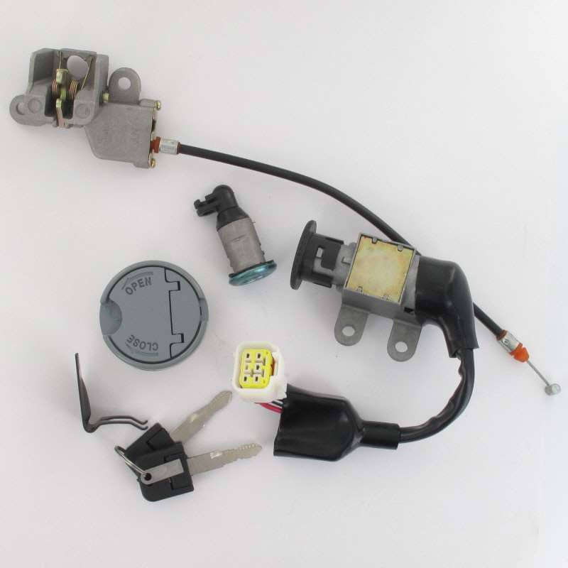 Rex RS460 Schlossgarnitur Tank-Deckel 50ccm 4Takt Motorroller.de Zündschloss Tankverschluss 139QMB JSD50QT-13 50cc 4T 139QMA