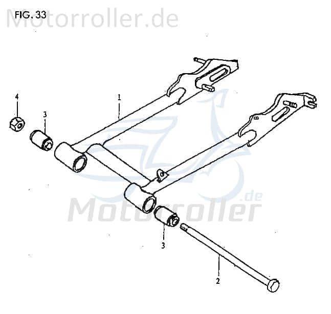 Buchse Schwingachse 61120-A0300