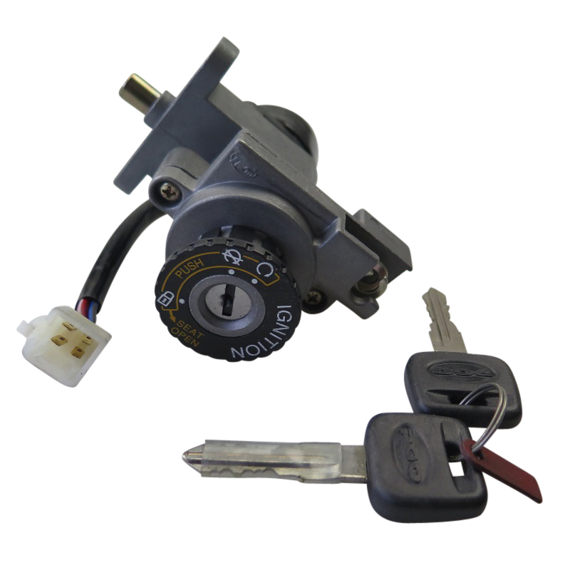 PGO Zündschloss Rodoshow 50 Lenkradschloss Roller 50ccm 2Takt Motorroller.de Zünd-Schloss Lenkerschloss Lenker-Schloss Anlasserschloss 125ccm-4Takt