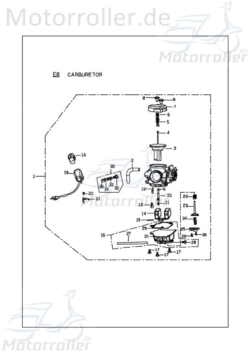 Stift W952525250 für Pgo X-Rider-150