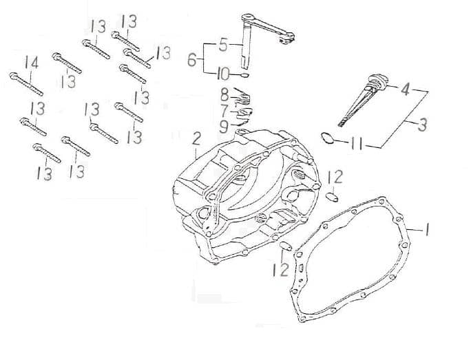 SMC Chopper 125 Kupplungshebel Arm 125ccm 4Takt 25723-CHP-00 Motorroller.de Kupplungsgeber Kupplungsarm Scooter Ersatzteil Service Inpektion