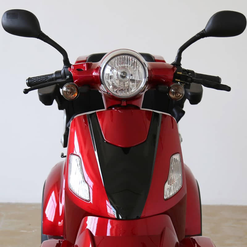 E-Quad Scoody E4 Shopper 25 km/h rot Vierradroller Seniorenfahrzeug E-Roller Elektroscooter Seniorenroller Handycaproller Elektrisch