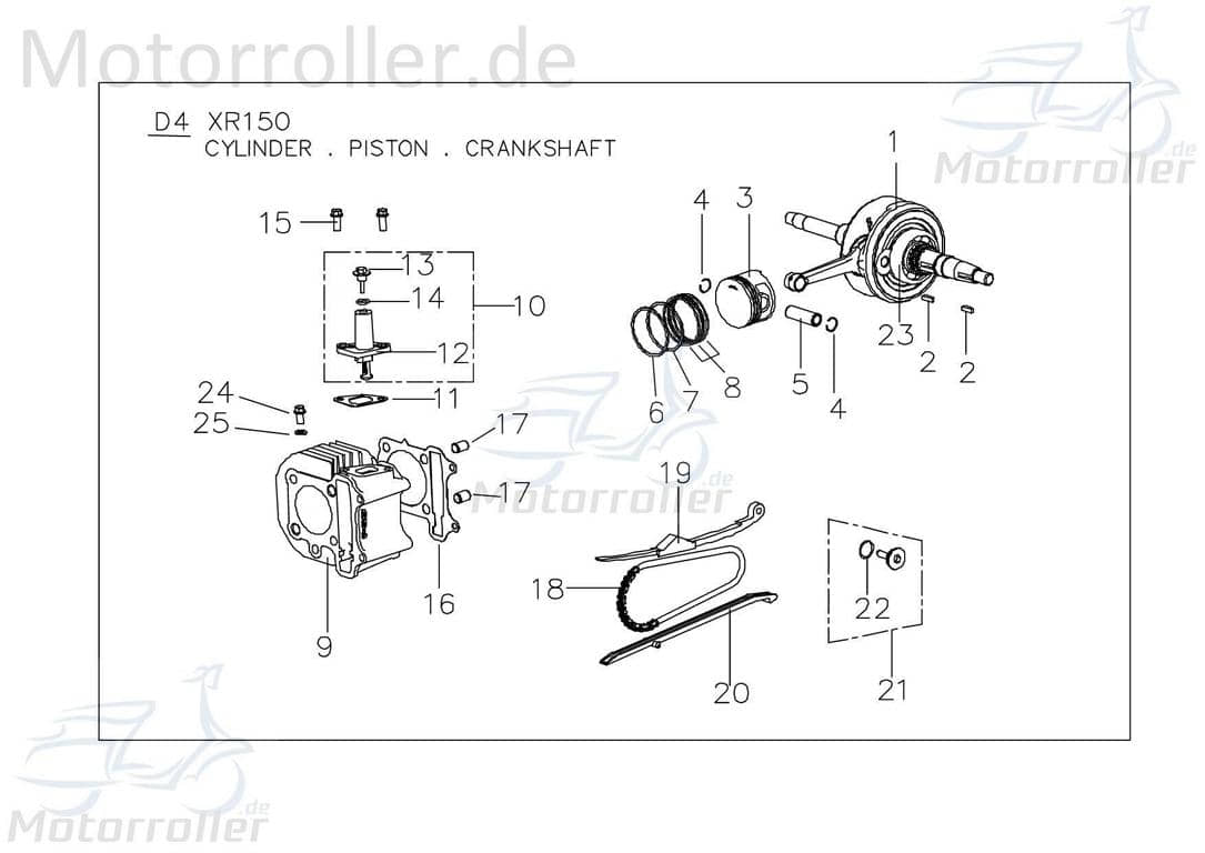 KEIL 4x25 (KURBELWELLE) 93540402500