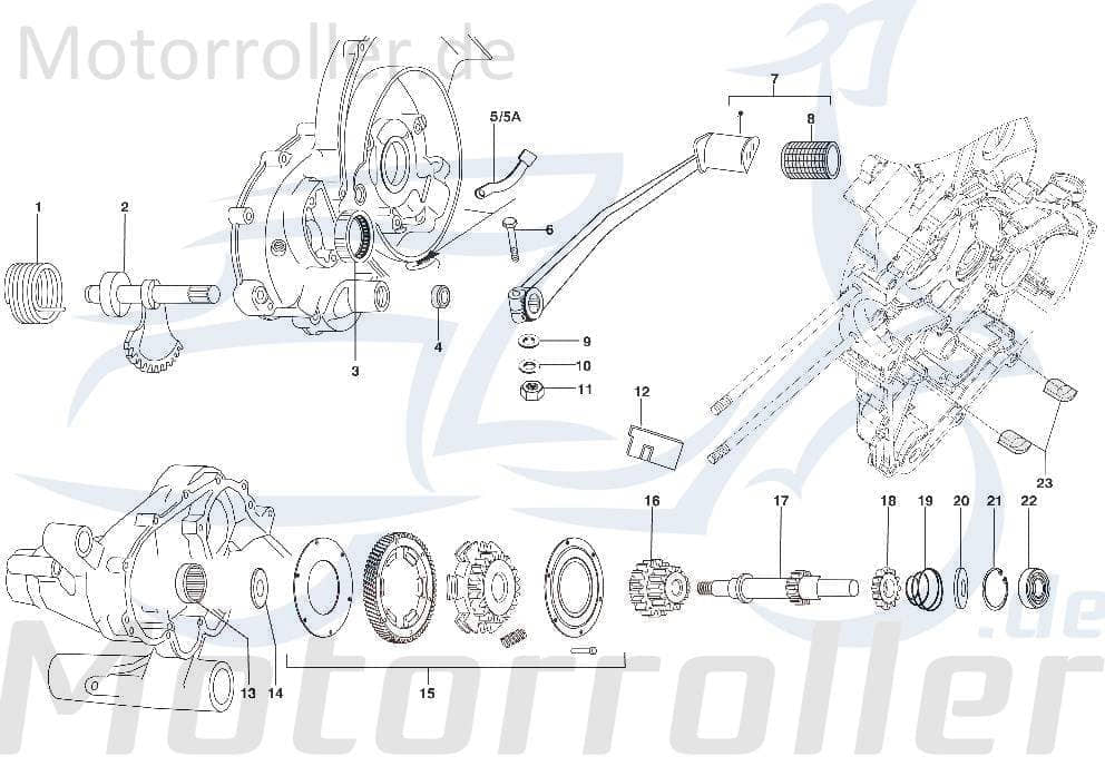 Federscheibe Kreidler STAR Deluxe 4S 125 Spannscheibe 720432 Motorroller.de Federring Ausgleichsscheibe Feder-Ring Zwischenscheibe Spreng-Ring Scooter