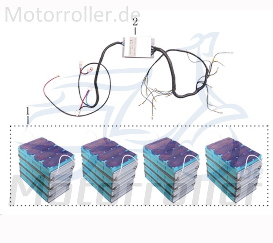 Kreidler Galactica 2.0 Electro Reglerplatine 711180 Motorroller.de Steuerplatine Elektroroller E-Roller E-Scooter Elektroscooter