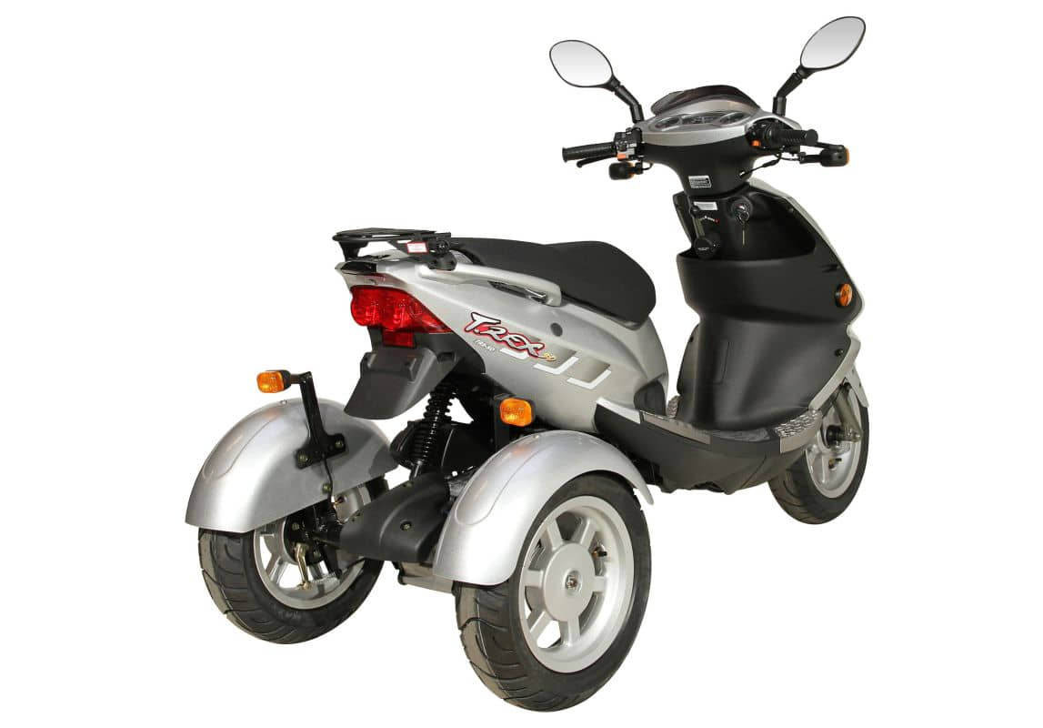 PGO TR3 25 km/h silber Dreiradroller Gebraucht Trike Dreiradscooter 3-Rad