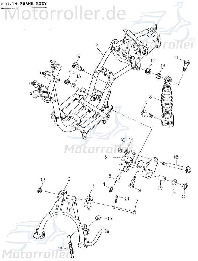 Baotian BT49QT-28 A Ventilfeder 50ccm 2Takt 2-50-40-045-000 Motorroller.de Spiralfeder Druck-Feder Spiral-Feder Springfeder Kompressionsfeder 1E40QMB