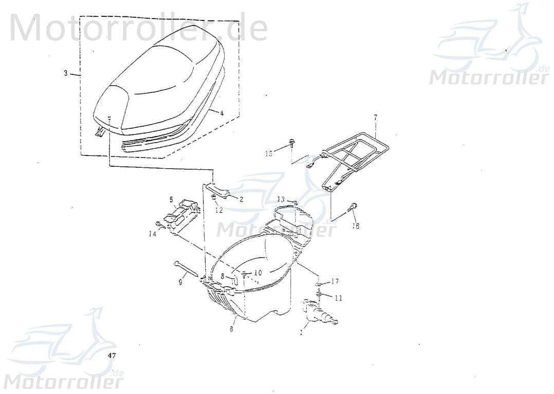 SMC Kontra B 50 Achse 10x115mm 50ccm 2Takt 94610-10115-K Motorroller.de Bolzen Zapfen Gewindestift Gewindebolzen Stehbolzen Stiftschraube Mokick