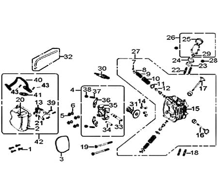 Rex Palermo 50 Dichtung SEAL 50ccm 4Takt 12322-SQ5A-9100 Motorroller.de Abdichtung Gasket 50ccm-4Takt Jonway Flory Classic 50 Mokick Ersatzteil
