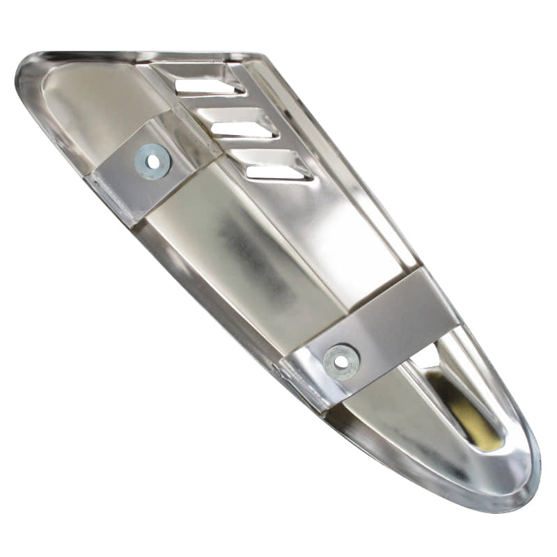 Adly Auspuffschutz Panther 50 Hitzeschutz Roller 50ccm 2Takt Motorroller.de silbergrau Minarelli liegend Scooter Ersatzteil Service Inpektion