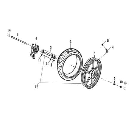 Motorroller Reifen Rex Monaco 50