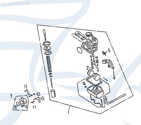 SMC Quad 200 Vergaserdüse ATV 200ccm 4Takt 13240-RAM-01 Motorroller.de Hauptdüse Nadeldüse Dosierdüse Einstelldüse Haupt-Düse Nadel-Düse 200ccm-4Takt