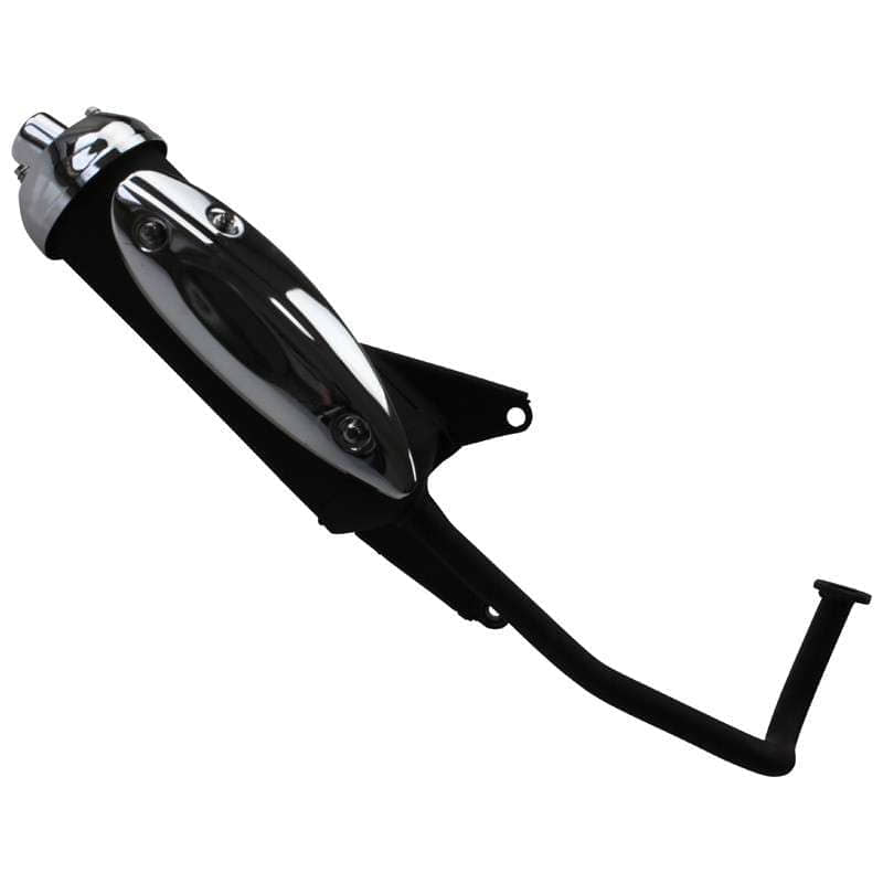 AGM GMX 50 Sport Endtopf 50ccm 4Takt Auspuff Roller Motorroller.de Endschalldämpfer Jonway 139QMB JSD50QT-13 50cc 4T 139QMA Auspuffanlage