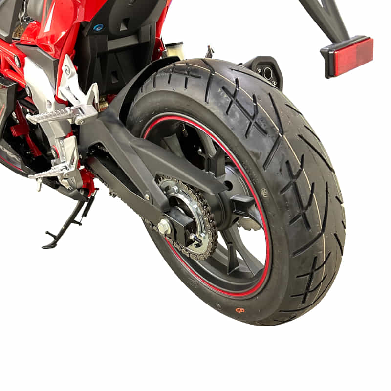 Motorrad Fighter 125 BL-S rot 95 km/h Euro 5+ Schaltmoped 125ccm 4 Takt Leichtkraftrad Krad Kraftrad