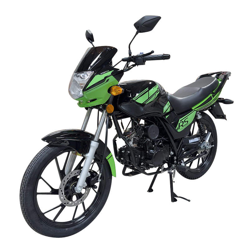 Motorrad Fighter 50 Sprint-S grün 45 km/h Euro 5 Schaltmoped Mokick 50ccm 4 Takt Kleinkraftrad Krad