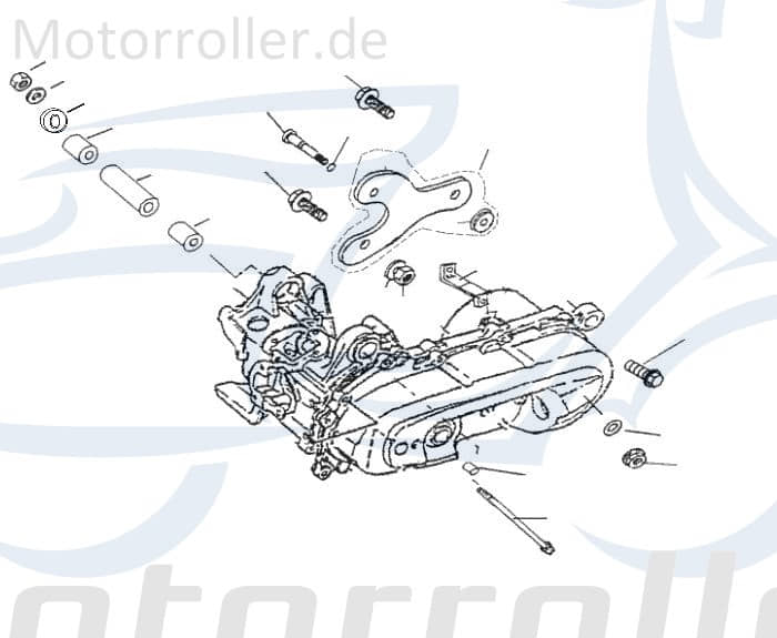 Motorhalterung hinten 50370-178-000 K50370-178-000