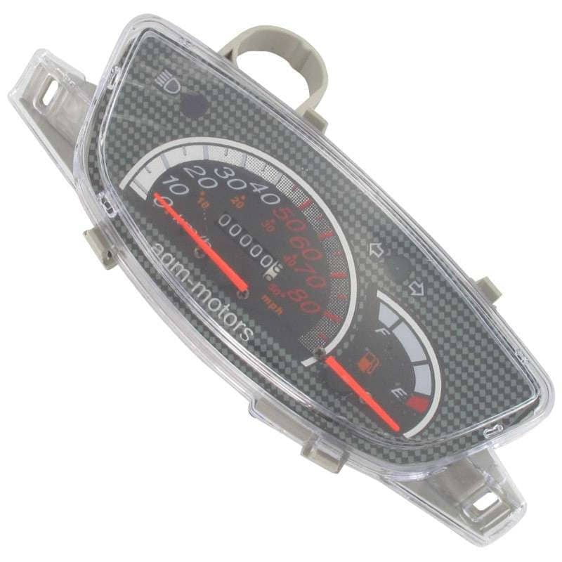 Rex RS500 Geschwindigkeitsmesser Tacho Tachometer Motorroller.de 50ccm 4Takt 139QMB JSD50QT-13 50cc 4T 139QMA Geschwindigkeitsanzeige