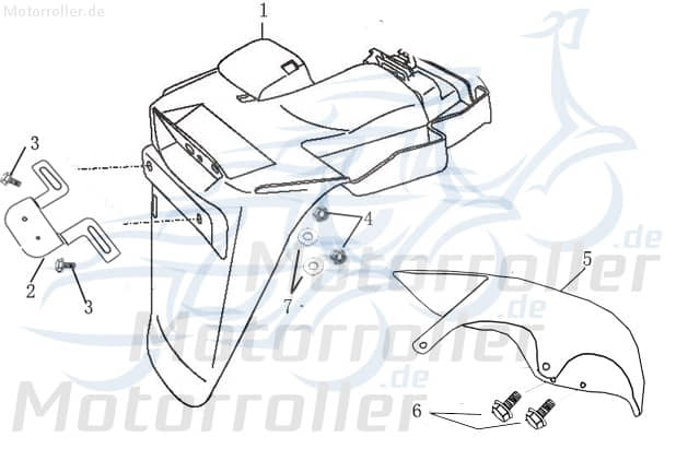 Kennzeichenträger schwarz Kennzeichenhalter 1010413